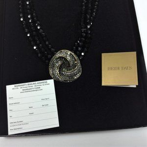 Heidi Daus Classic “Sultry Swirl” Knot Necklace